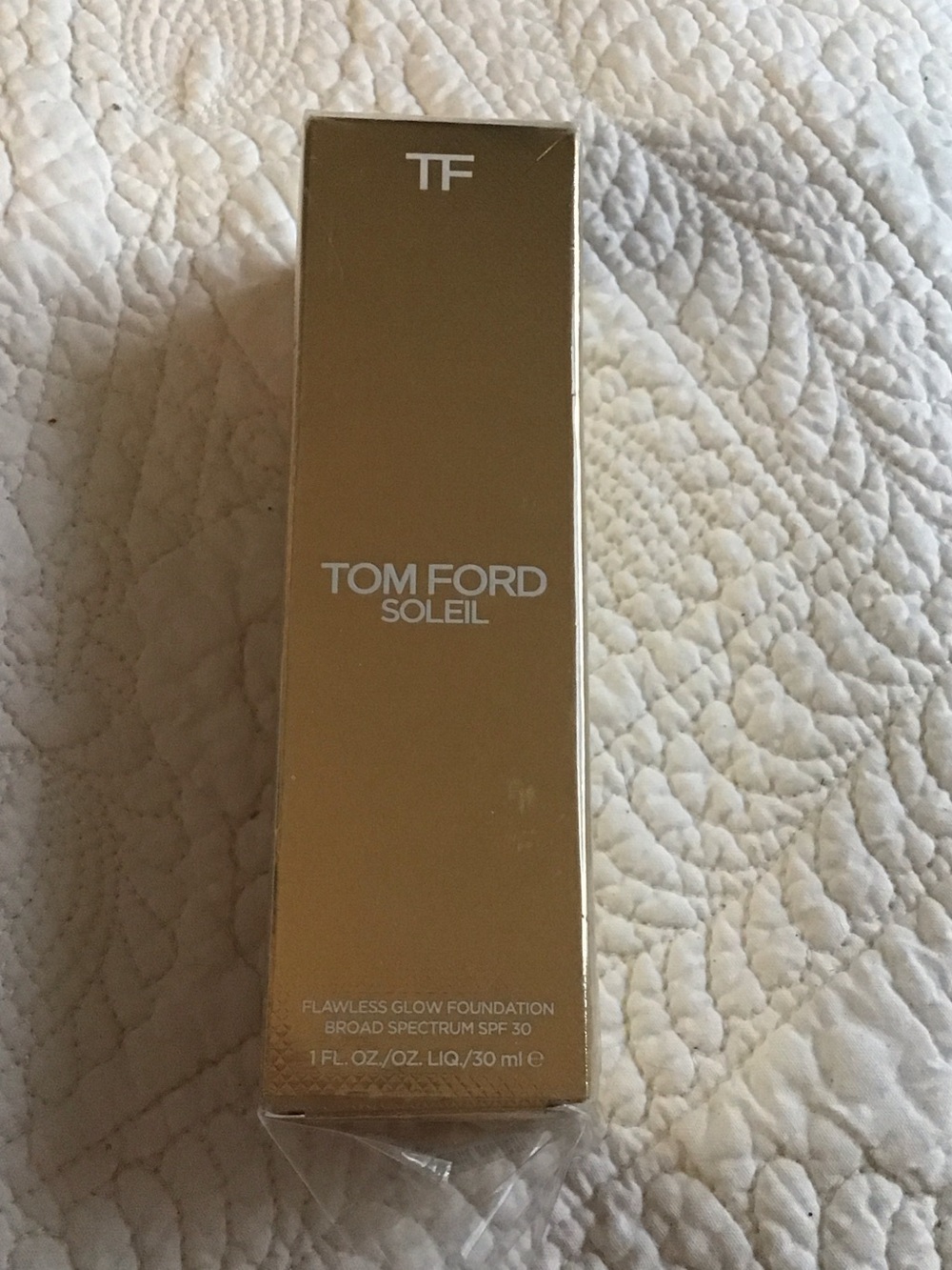 New Tom Ford Soleil Flawless Glow SPF 30 Foundation 3.3 Ivory Rose in Box